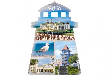 25032524 - Formpostkarte Leuchtturm „Sellin“ Vielmotiv