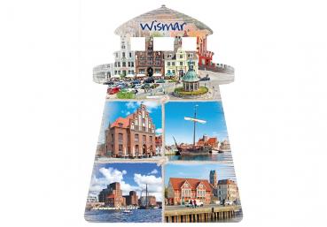 25032527 - Formpostkarte Leuchtturm „Wismar“ Vielmotiv