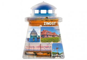 25032530 - Formpostkarte Zingst Leuchtturm Vielmotiv