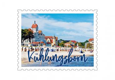 51050283 - Formmagnet Briefmarke „Kühlungsborn“