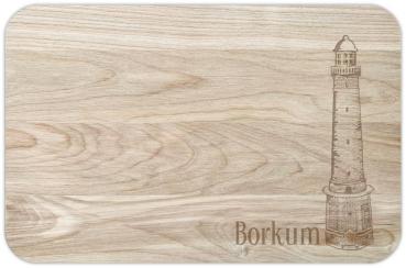 Holzbrettchen "Borkum"