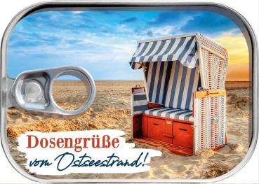 72001525 - Dosenpost Strandkorb "Dosengrüße ..."