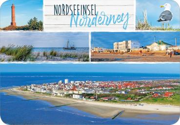 DK-NOR014 - Doppelkarte „Norderney“-Vielmotiv