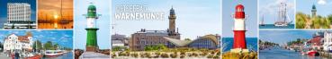 HRO040-PK - Panoramakarte Warnemünde Vielmotiv