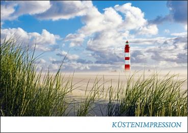 PK-KUE055 - Postkarte Küste Leuchtturm