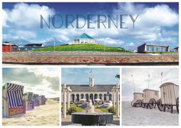 PK-NOR019 - Postkarte Norderney Vielmotiv