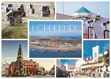 PK-NOR020 - Postkarte Norderney Vielmotiv