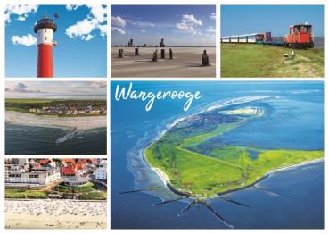 PK-WA030 - Postkarte Wangerooge Vielmotiv