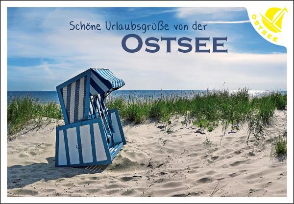 25010161 - Editions - PK Ostsee quer Strandkorb