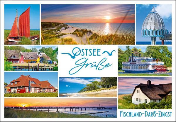 25011107 - Editions - PK "Ostsee Grüße" Fischland / Darß / Zingst