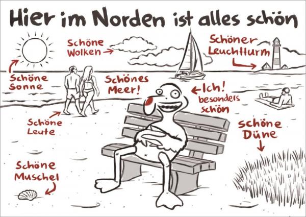 25028001 - Postkarte Norbert "Im Norden ist alles schön"