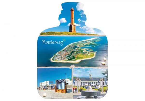 25031511 - Formpostkarte Flasche Norderney