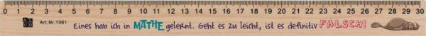 51006006 - Holzlineal "Mathe"