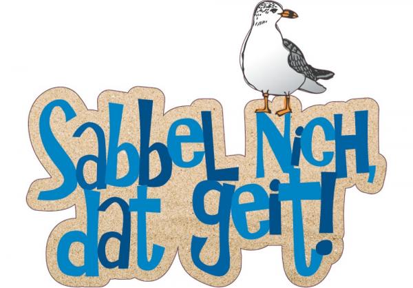 51050250 - Formmagnet "Sabbel nich ..."