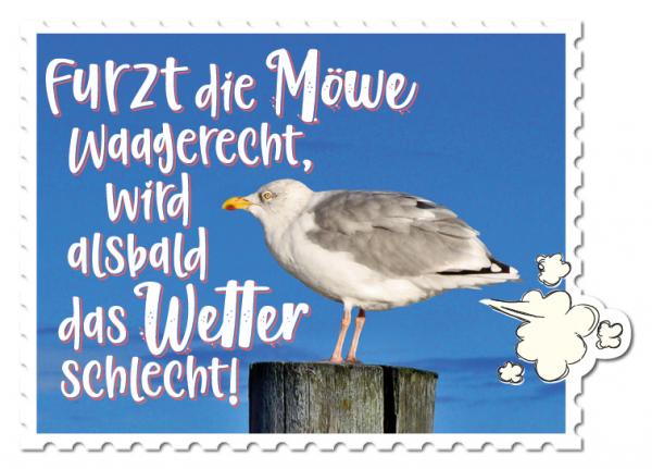 51050312 - Formmagnet "Furzt die Möwe waagerecht,..."