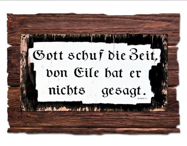 51050316 - Formmagnet "Gott schuf die Zeit..."