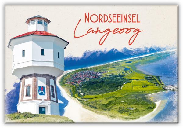 51055109 - Magnet Standard matt - "Nordseeinsel Langeoog"