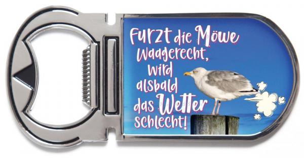 73002016 - Magnetflaschenöffner Furzt die Möwe