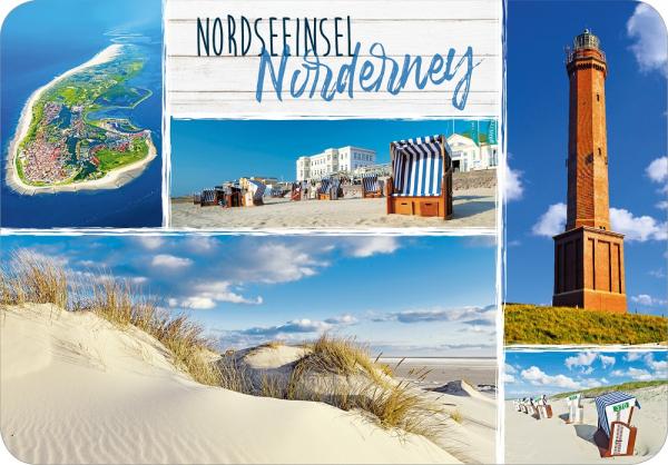 DK-NOR011 - Doppelkarte „Norderney“-Vielmotiv