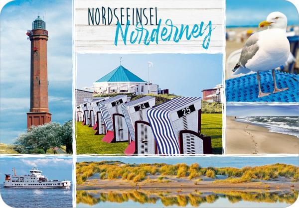 DK-NOR012 - Doppelkarte „Norderney“-Vielmotiv