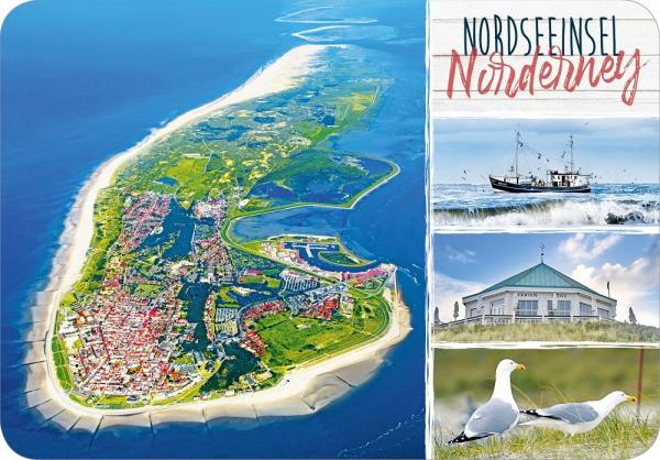 DK-NOR013 - Doppelkarte „Norderney“-Vielmotiv