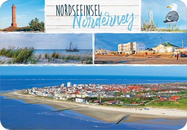 DK-NOR014 - Doppelkarte „Norderney“-Vielmotiv