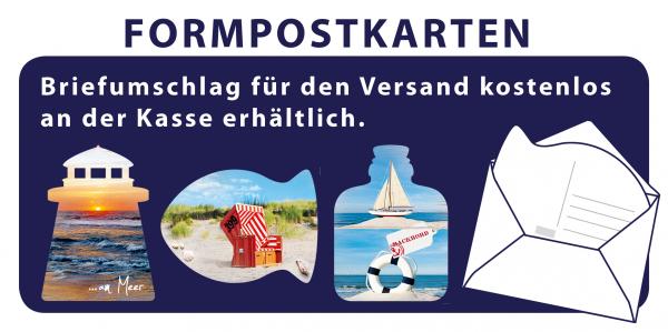 25033509 - Formpostkarte Herz Zingst Vielmotiv