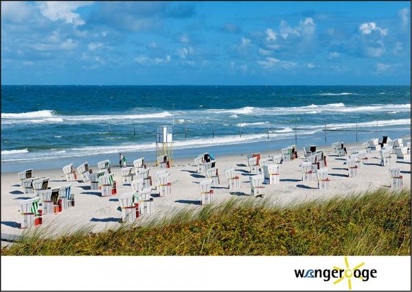 PK-WA023 - Postkarte Wangerooge Strand