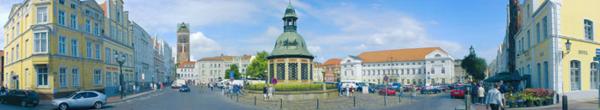 WIS006-PK - Panoramakarte Wismar