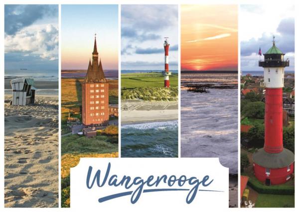 PK-WA029 - Postkarte Wangerooge Vielmotiv